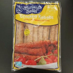 Microwave Chicken Seekh Kebab